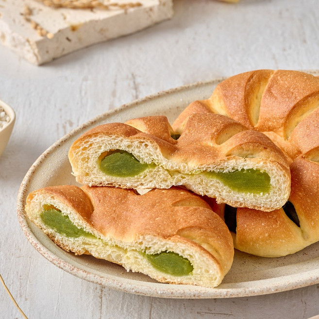 떡편 쌀로 만든 완두 앙금빵 옛날빵 5개입 개별포장, 5개, 100g