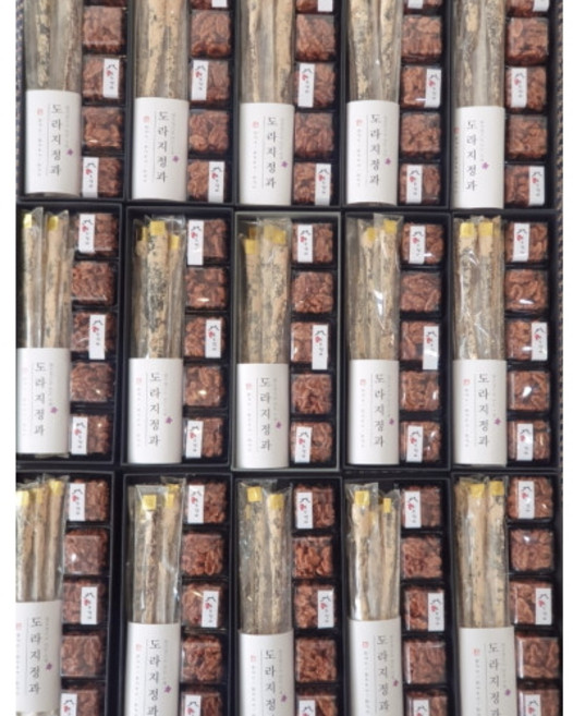 도라지정과 호두정세트 어버이날선물 스승의날 감사의달 카네이션 앙금과자 수제디저트 답례전문, 1세트, 250g