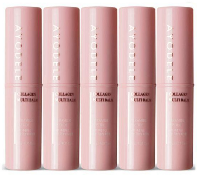 아요델 물광꿀피부 콜라겐 멀티밤10g x 5개, 10g