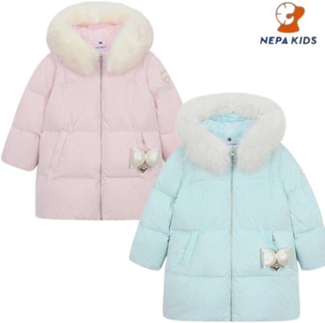 [백화점출고] 네파키즈 구스다운 여아 간절기 겨울 입히기좋은 필수템 예쁜디자인 가볍고 입히기좋은패딩
