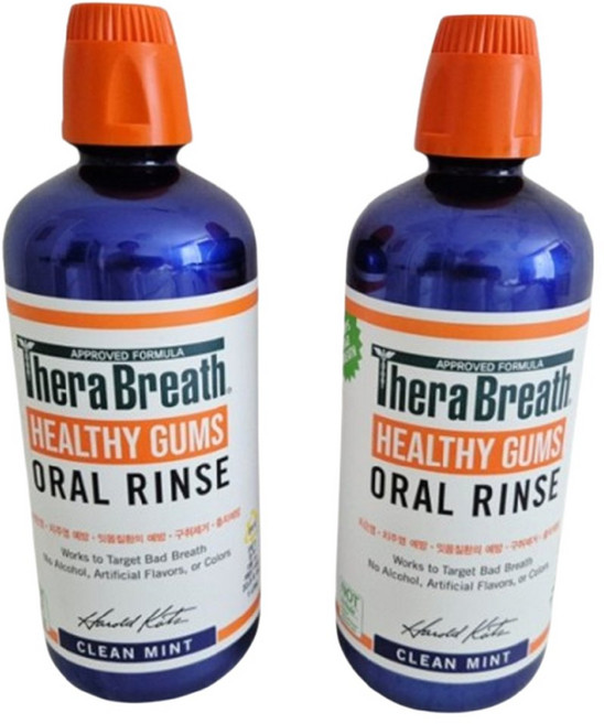 테라브레스 헬시 검스 오랄린스 1L x 2개 구취제거 학교 기관 단체