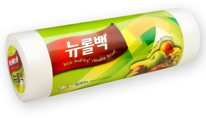 뉴랩 뉴롤백 25 x 35 cm 위생백, 500개입, 1개