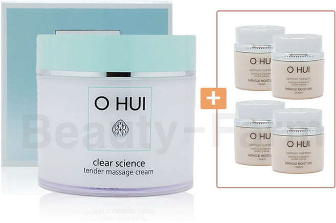 오휘 클리어 사이언스 텐더 마사지 크림 230ml + 여행용 크림 28ml, 1개, 258ml