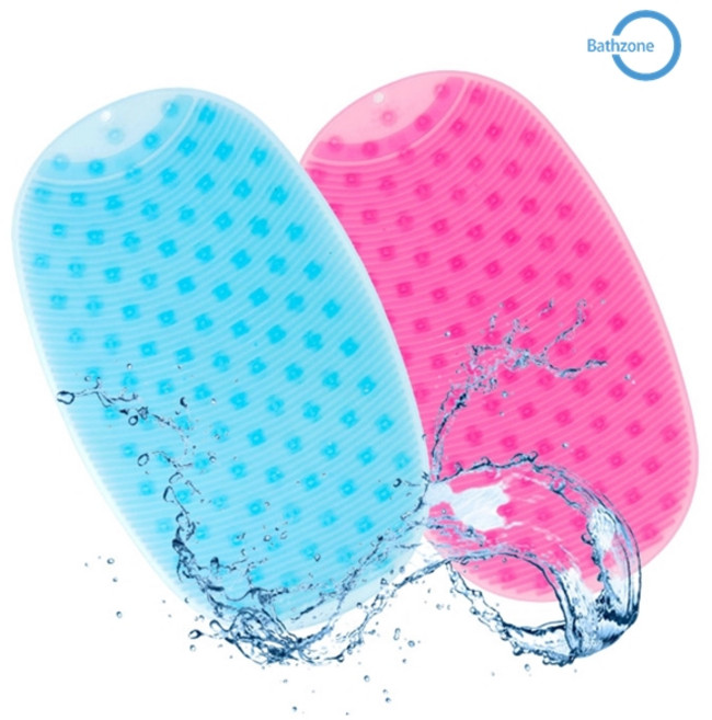 바스존 EVA 만능 스마트 흡착 문어발 빨래판, 핑크, 1개