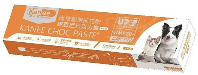 Kanee 康恩尼寵物營養補充劑 高能量配方 含UMF®20 麥蘆卡蜂蜜 貓狗適用, 3g, 1個, 混合口味