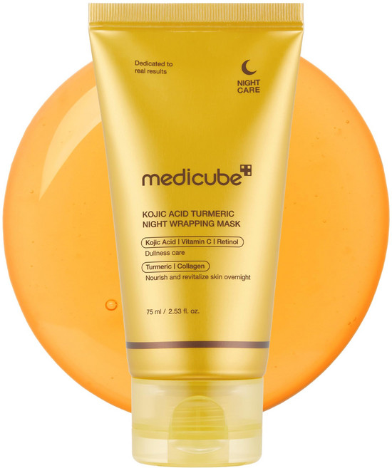 메디큐브 코직애씨드 터메릭 나이트 랩핑마스크, 75ml, 3개
