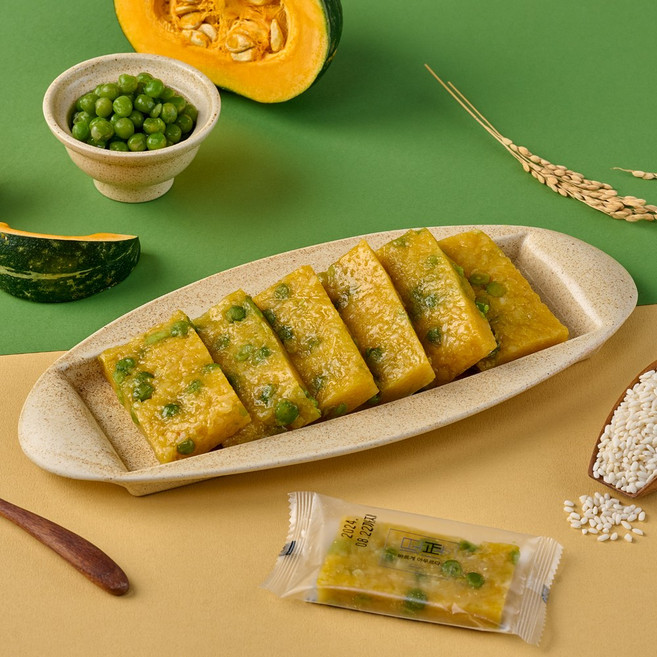 떡편 호박영양 밥알찰떡, 40개, 45g