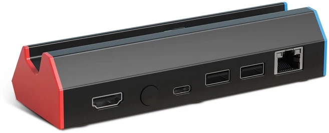 Nintendo Switch/Switch OLED용 도킹 스테이션 4K HDMI 어댑터/Type C/USB 포트가 있는 TV용 스위치 도킹, 02 2301DA