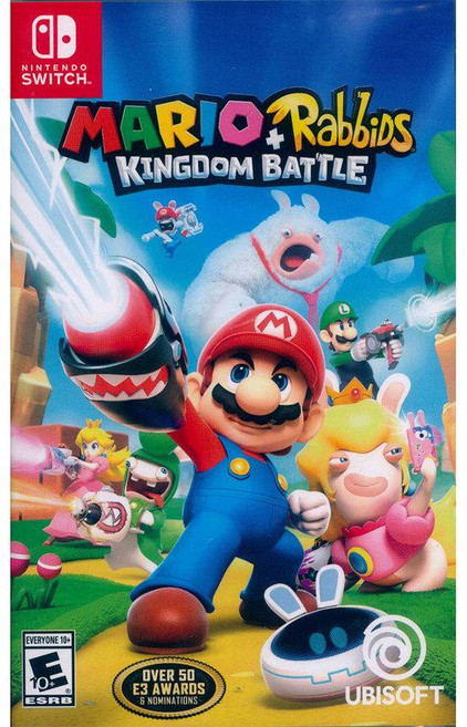 NS SWITCH 瑪利歐 瘋狂兔子 王國之戰 Mario Rabbids【一起玩】, 中文美版(現貨全新), HAC-P-8A4M- TSAHAC-8A4M-00Y