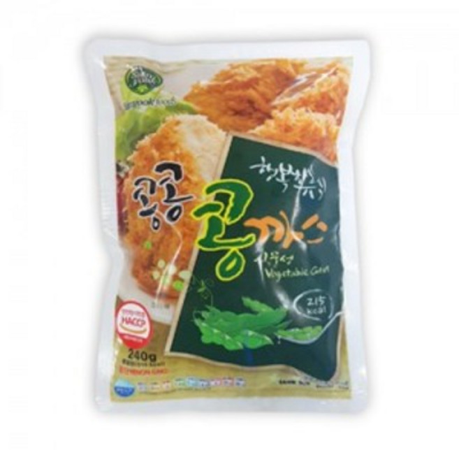 삼육 식물성 콩콩콩까스, 240g, 1개