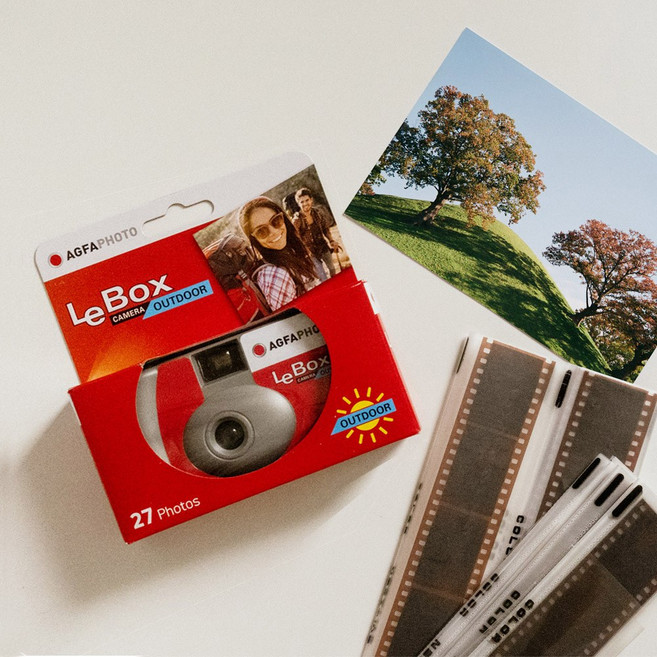 코닥 일회용카메라 플래쉬+27컷 필름내장 /아그파일회용카메라, 아그파일회용카메라(야외용), 1개, 1개