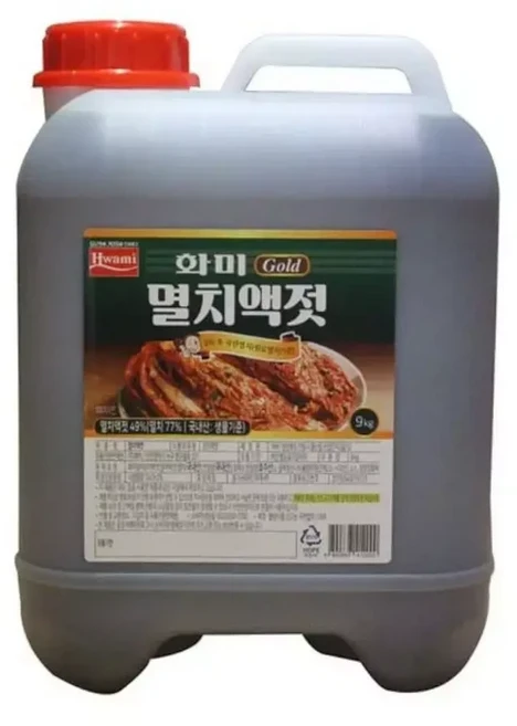화미 멸치액젓 대용량 업소용 식자재, 9kg, 1개