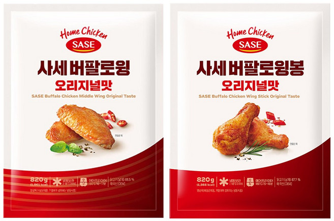 사세 버팔로윙 820g + 버팔로윙봉 820g, 1,640g, 1개