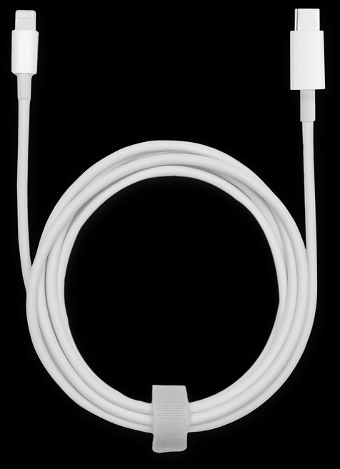 犀牛盾 Lightning to TYPE-C 充電傳輸線 - 蘋果充電線, 1個, 1m, 白