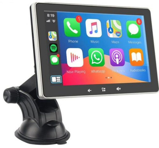 뒷좌석 android tv 차량용 안드로이드모니터 오토 15인치 올인원 카플레이 모니터, 표준 64GB 카드