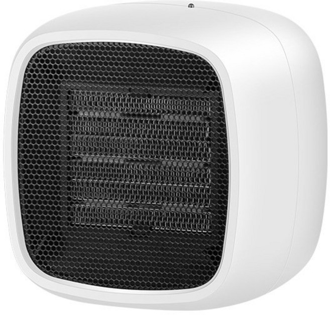 새로운 데스크탑 미니 히터 가정용 소형 난방 히터 휴대용 전기 히터 선물, 새로운 간단한 흰색 (PTC) 덤핑 전원 끄기