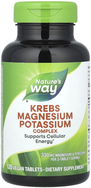 Nature's Way Krebs 마그네슘칼륨 복합체 비건 정제 120정, NaturesWayKrebs마그네슘칼륨복합체비건정제12, 1개 - 쿠팡