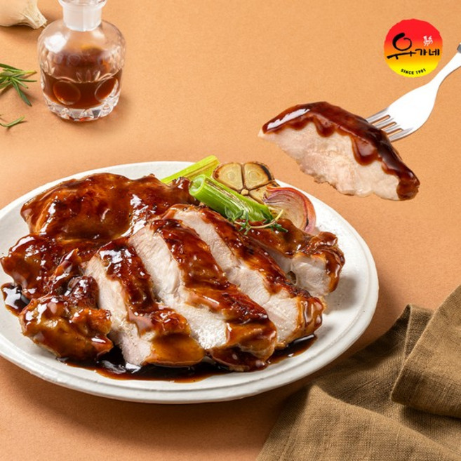 꾸운 닭다리살 간장찜닭맛 130g 10팩, 10개