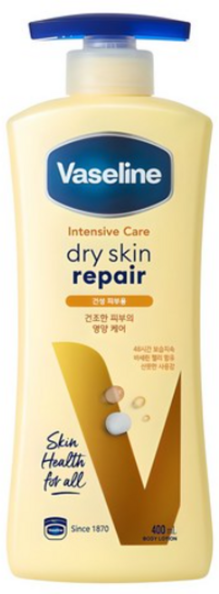 바세린 인텐시브 케어 드라이 스킨 리페어 바디로션, 400ml, 1개