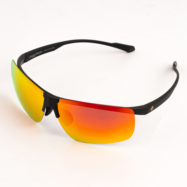 체인지마스터 14g 초경량 스포츠 자전거고글 편광 변색 투명 여자 남자선글라스, 블랙, 1개