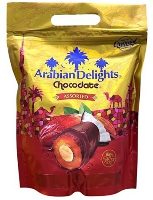 Arabian Delights 아라비안 딜라이트 초코데이트 어쏘티드 (대추야자초콜릿) 250g (원산지 : 아랍에미리트), 1개, 500g