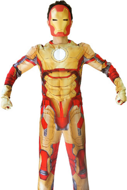 마블 아이언맨 성인 파티 의상 남자 핼러윈 코스프레