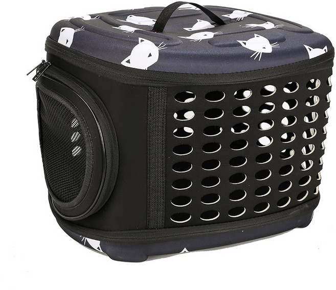 강아지고양이 캐리어 이동가방, 검은 고양이 튜바, 1개