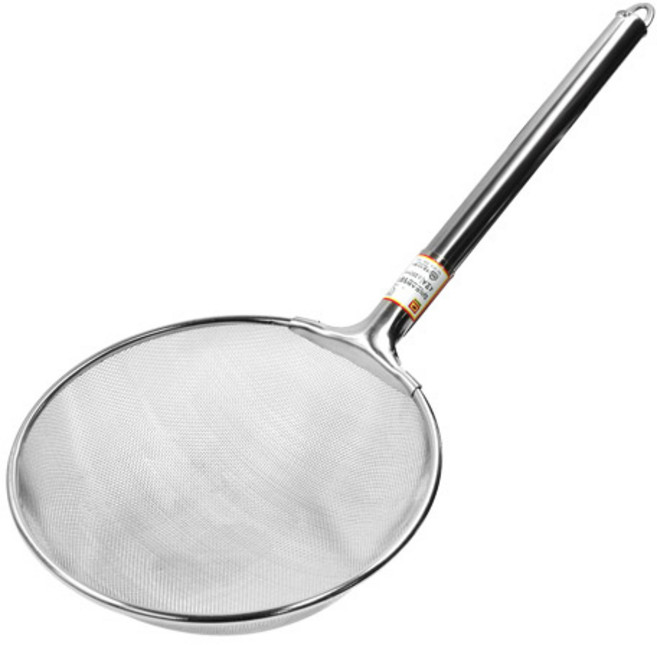 업소용 스텐망 조리 뜰채 다용도 건지기 스텐뜰채 뜰채망, 선택02.스텐손잡이(고운망) 4호, 1개