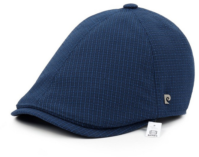 비토스 피에르가르뎅 타탄체크 헌팅캡