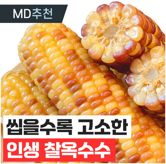 푸드지 손질세척 담백한 홍찰 옥수수, 50개