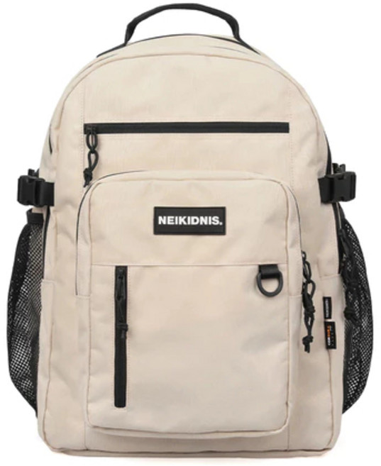 NEIKIDNIS Absolute Backpack 後背包 韓國品牌男女同款學生書包, 基礎款-奶茶色