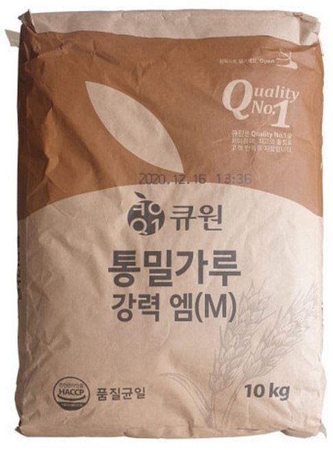 큐원 통밀가루 10kg 1개
