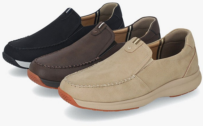 엘칸토 남성 소가죽 누벅 슬립온 3.5cm LCMC96U439_YS