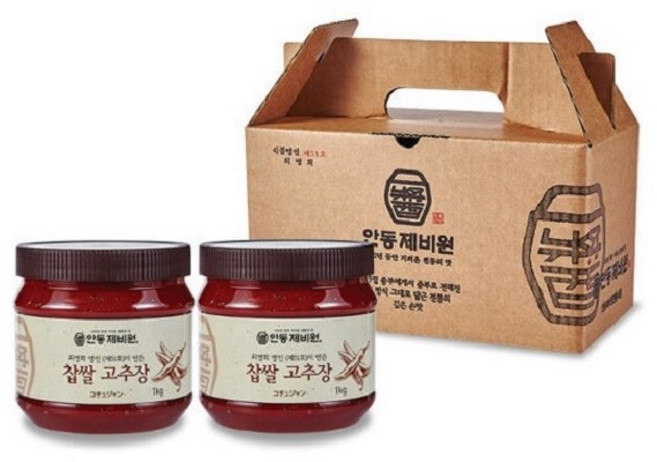 참신한 찹쌀고추장 식품명인 최명희의 국산고춧가루로 만든 수제고추장 고추장1kg, 1kg, 2개