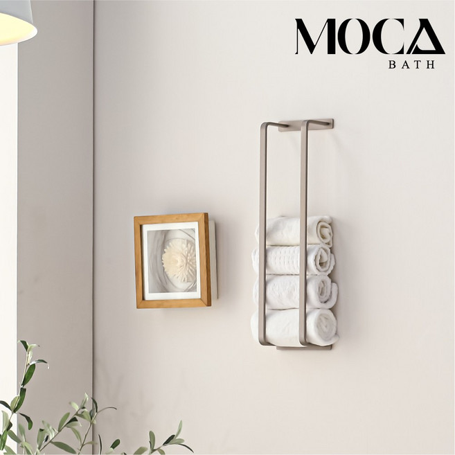 무타공 욕실 화장실 수건걸이 주방 선반 헹거 니켈, 단품없음, 1개