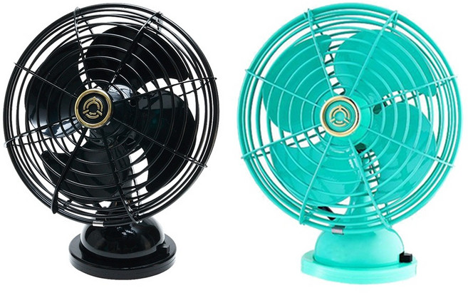 TATUNG大同 復古桌上小電扇, 黑色