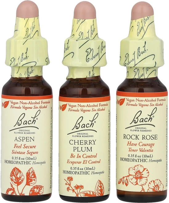 Bach 오리지널 꽃 요법 브레이베리 키트 피어 노 모어 스포이트 3개 각 10ml(0.35fl oz), Bach오리지널꽃요법브레이베리키트피어노모어스포이트3개각, 10ml - 쿠팡