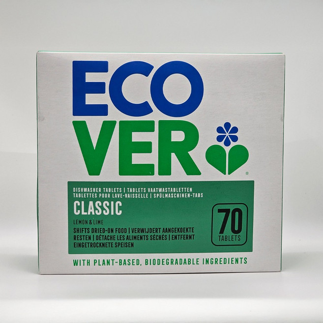 에코버 클래식 식기세척기세제 레몬&라임 대용량, 1개, 1.4kg