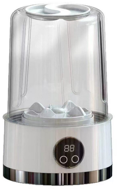 無線充電迷你洗衣機 1L容量, 白色【3000毫安】, HP-908