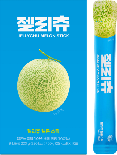 젤리츄 멜론 스틱, 1개, 200g