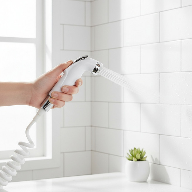 더가 욕실 스프레이건 호스세트 1.5m 욕실청소호스