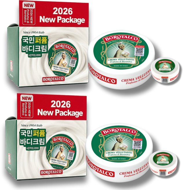 보로탈코 바디크림 뉴패키지 150ml 2개 + 30ml 2개, 1개