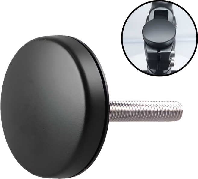 가치온 자전거 에어태그 커버 핸들바 브래킷 연결 나사 방수 케이스, 1개, 블랙