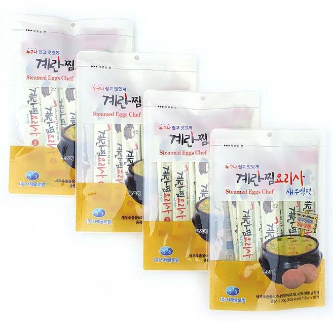 계란찜요리사 새우액젓, 100g, 4개