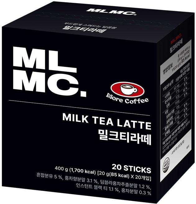 MLMC 밀크티라떼 스틱, 20g, 20개입, 1개