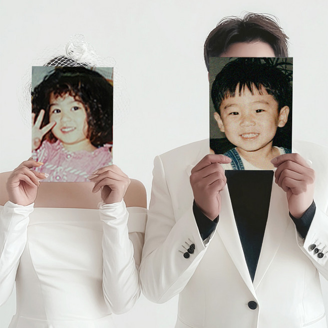 2위 - 파티아일랜드 A4 1+1 웨딩 촬영 소품 어릴적 사진 포스터 결혼 애기 사진인화 인쇄