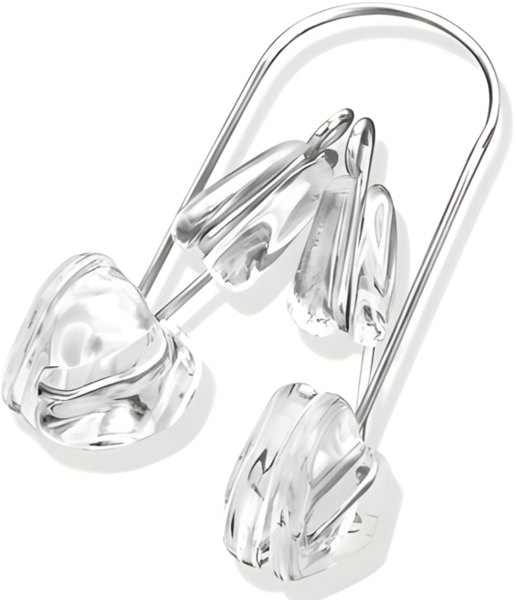 위싱 코교정기 콧볼 코집게, 1개, 투명