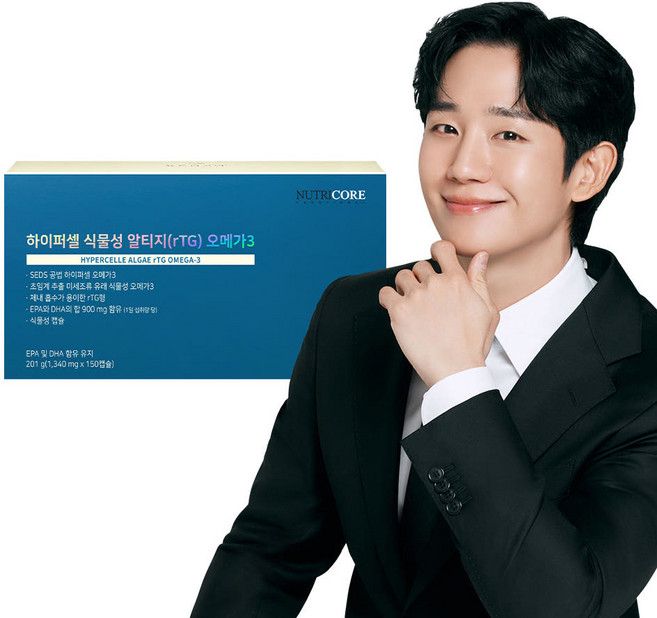 뉴트리코어 하이퍼셀 식물성 알티지 오메가3, 150정, 1개
