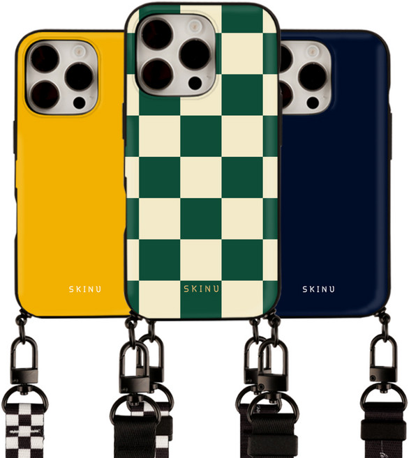 스키누 NEW유레카 크로스바디 카드3장 수납 범퍼 스트랩 목걸이 케이스ver.2