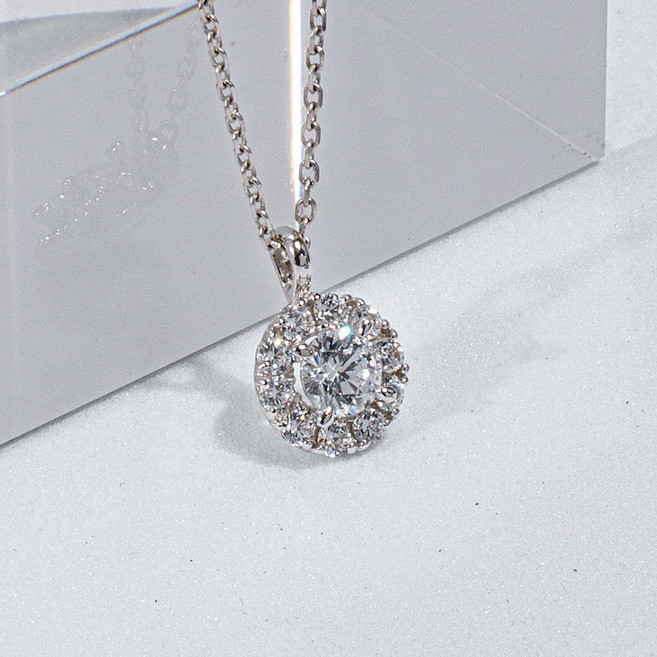 5부 다이아 목걸이 천연 현대 우신 트윙클 예물 기념일 프로포즈 결혼 선물